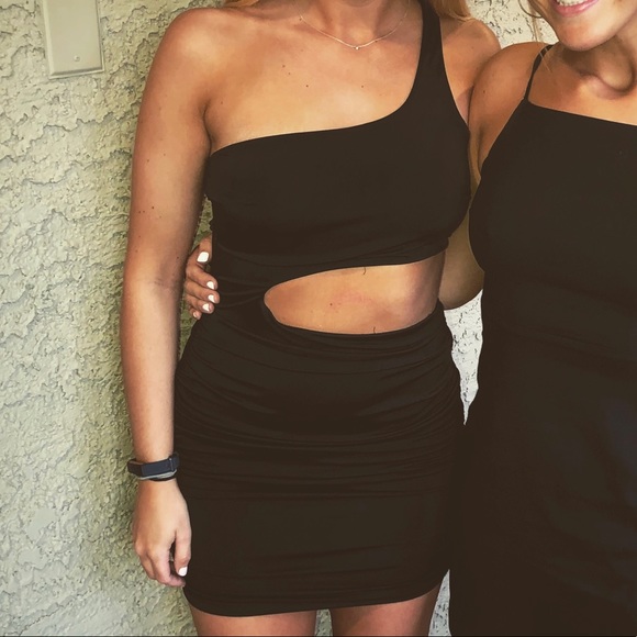 Black Cutout Dress - Picture 1 of 1
